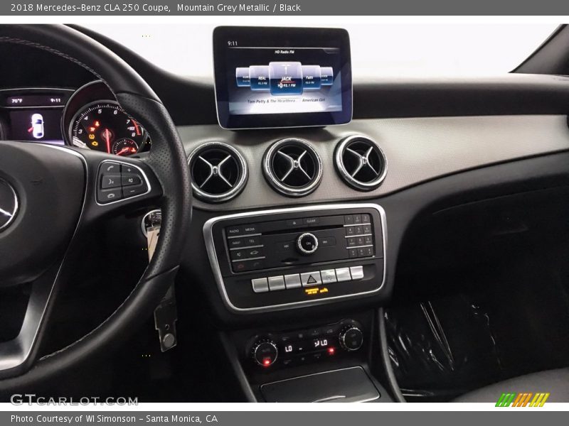 Mountain Grey Metallic / Black 2018 Mercedes-Benz CLA 250 Coupe