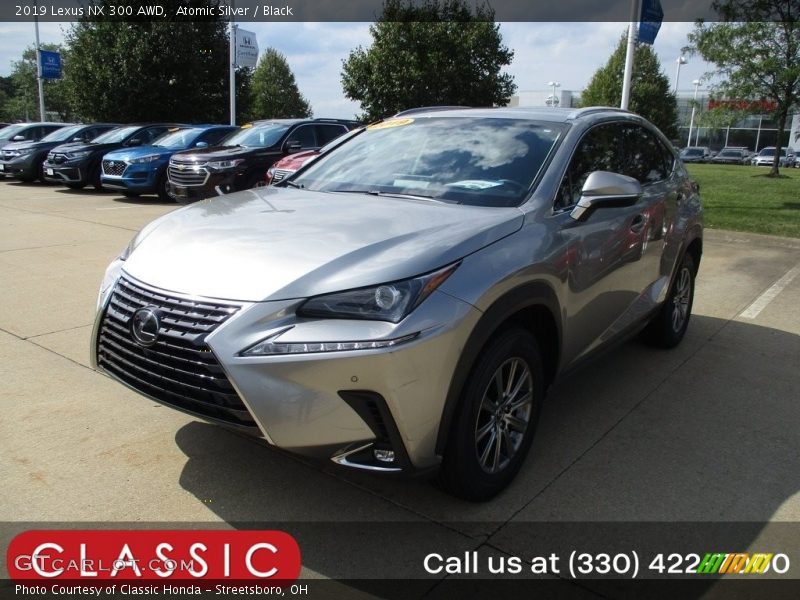Atomic Silver / Black 2019 Lexus NX 300 AWD
