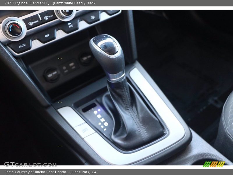 Quartz White Pearl / Black 2020 Hyundai Elantra SEL