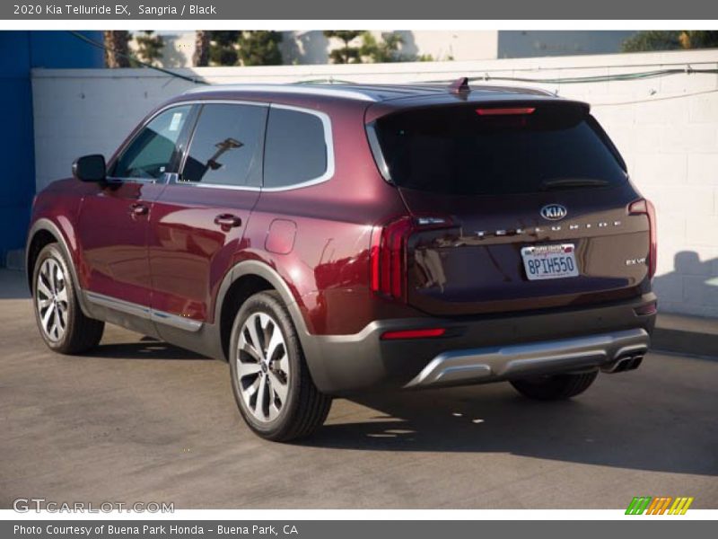 Sangria / Black 2020 Kia Telluride EX