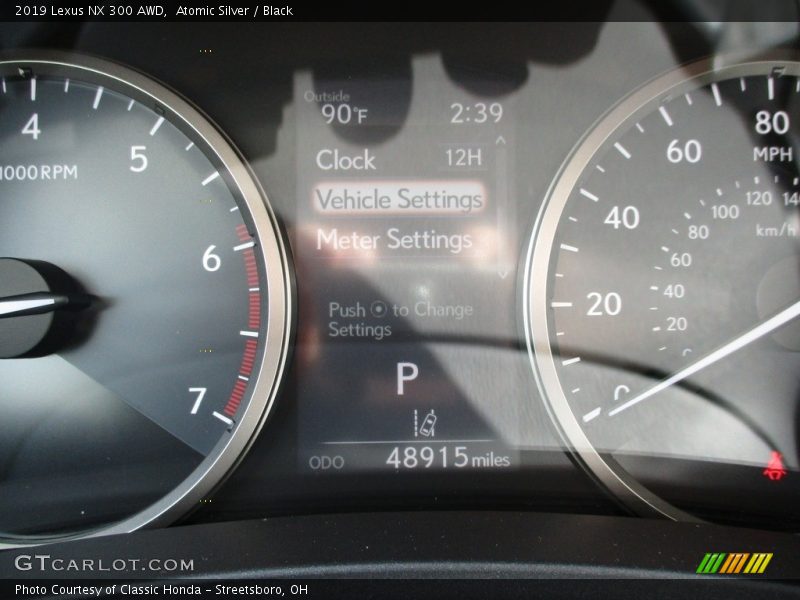 Atomic Silver / Black 2019 Lexus NX 300 AWD