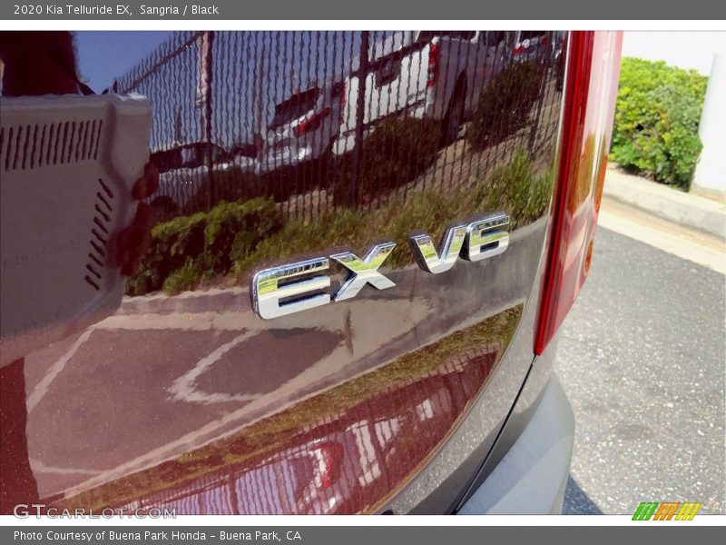 Sangria / Black 2020 Kia Telluride EX
