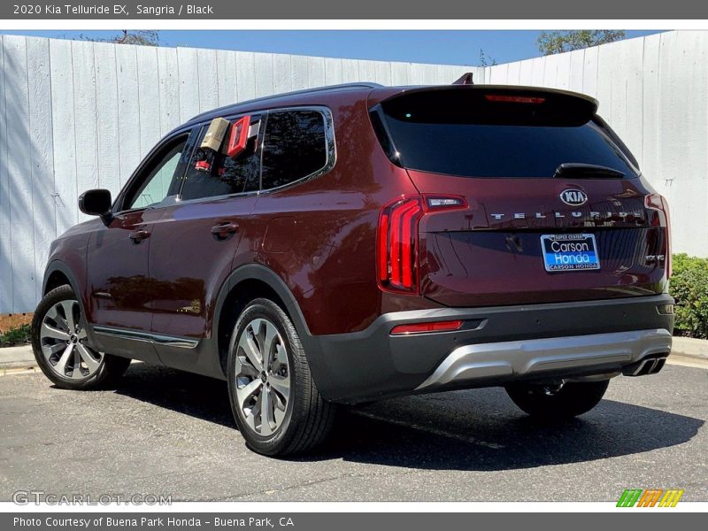 Sangria / Black 2020 Kia Telluride EX