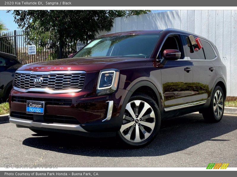 Sangria / Black 2020 Kia Telluride EX