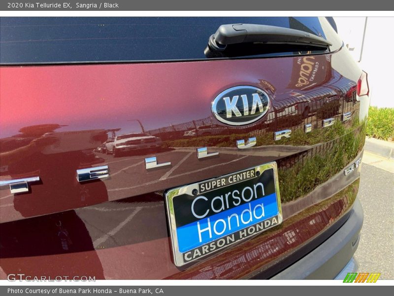 Sangria / Black 2020 Kia Telluride EX