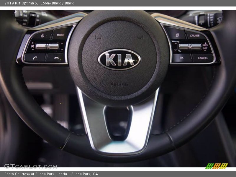 Ebony Black / Black 2019 Kia Optima S