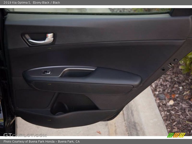 Ebony Black / Black 2019 Kia Optima S