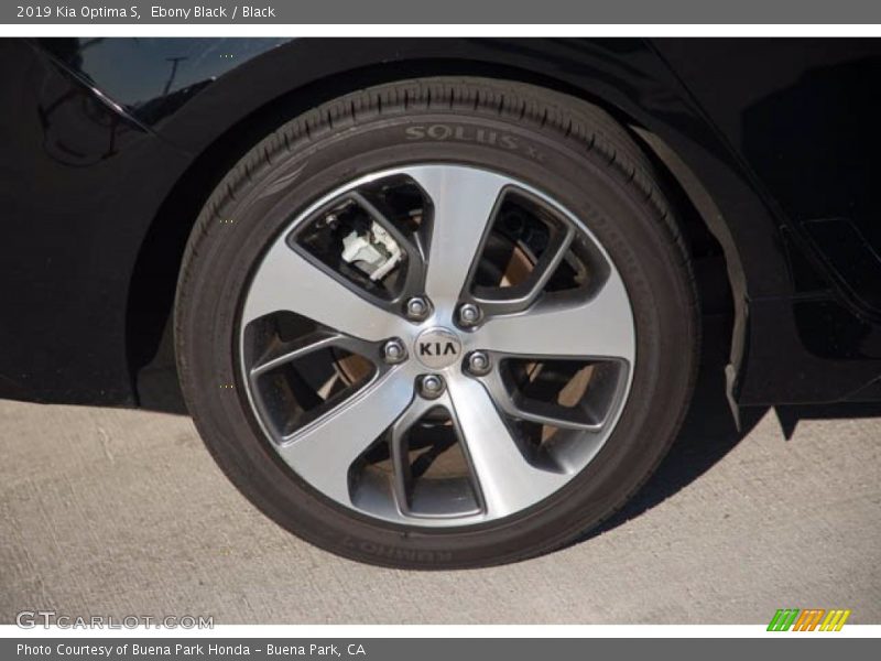 Ebony Black / Black 2019 Kia Optima S