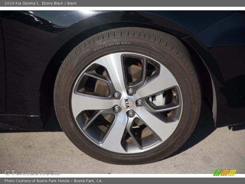 Ebony Black / Black 2019 Kia Optima S