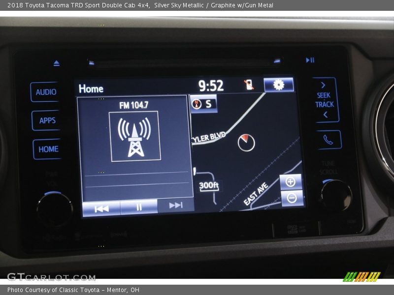 Silver Sky Metallic / Graphite w/Gun Metal 2018 Toyota Tacoma TRD Sport Double Cab 4x4