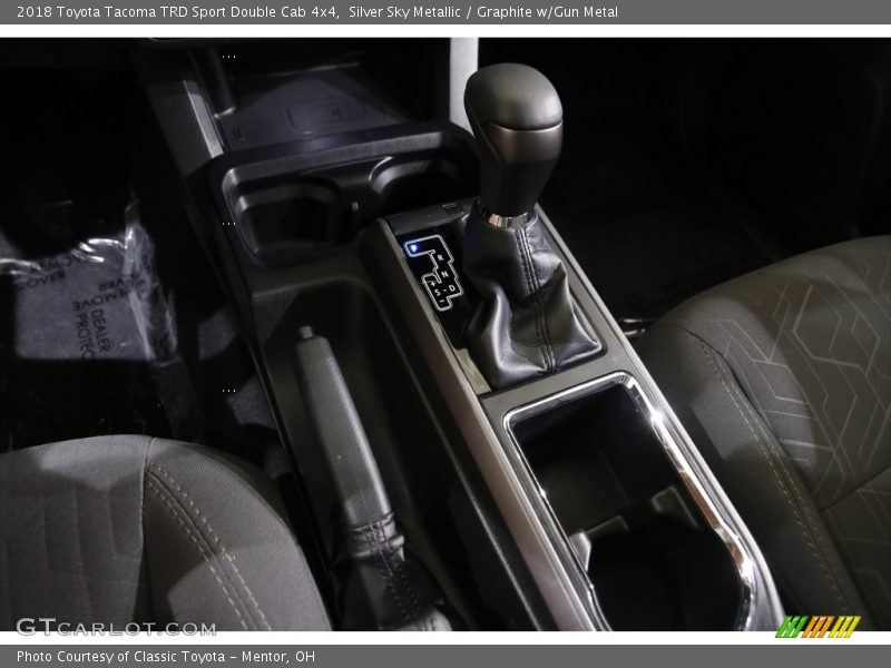 Silver Sky Metallic / Graphite w/Gun Metal 2018 Toyota Tacoma TRD Sport Double Cab 4x4