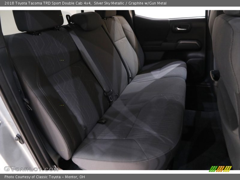 Silver Sky Metallic / Graphite w/Gun Metal 2018 Toyota Tacoma TRD Sport Double Cab 4x4