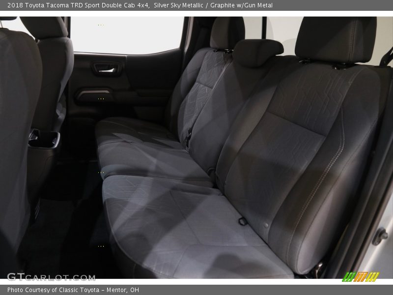 Silver Sky Metallic / Graphite w/Gun Metal 2018 Toyota Tacoma TRD Sport Double Cab 4x4