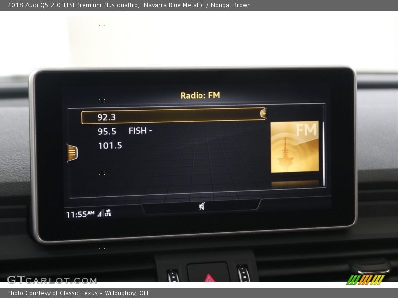 Navarra Blue Metallic / Nougat Brown 2018 Audi Q5 2.0 TFSI Premium Plus quattro