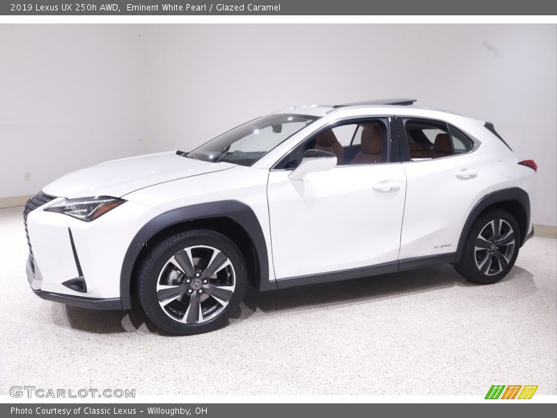 Eminent White Pearl / Glazed Caramel 2019 Lexus UX 250h AWD