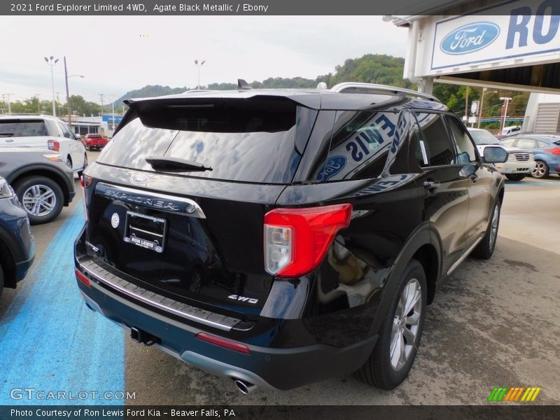 Agate Black Metallic / Ebony 2021 Ford Explorer Limited 4WD