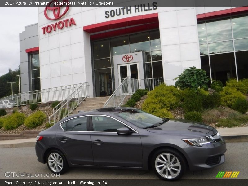 Modern Steel Metallic / Graystone 2017 Acura ILX Premium