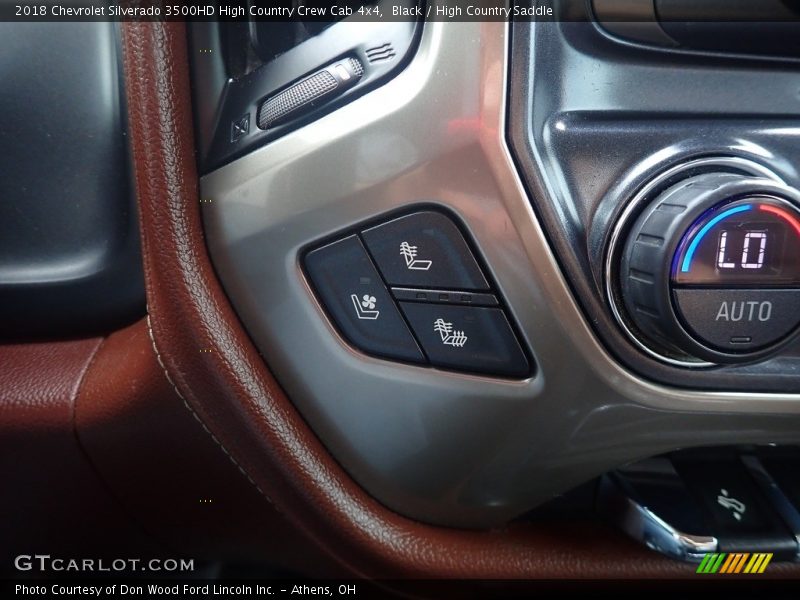 Controls of 2018 Silverado 3500HD High Country Crew Cab 4x4