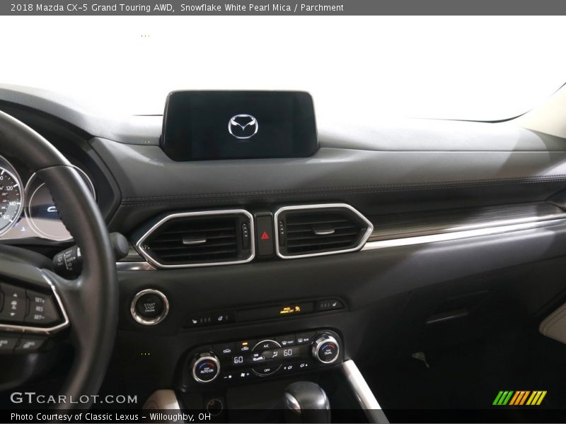 Snowflake White Pearl Mica / Parchment 2018 Mazda CX-5 Grand Touring AWD