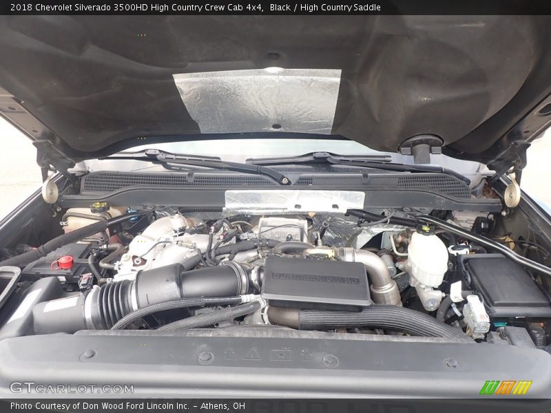  2018 Silverado 3500HD High Country Crew Cab 4x4 Engine - 6.6 Liter OHV 32-Valve Duramax Turbo-Diesel V8