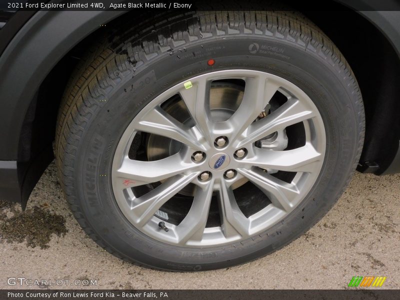 Agate Black Metallic / Ebony 2021 Ford Explorer Limited 4WD