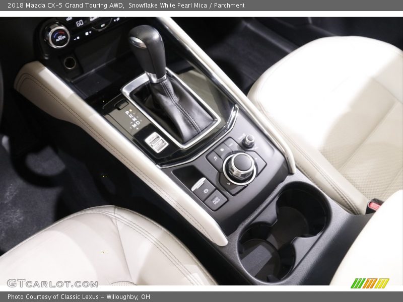 Snowflake White Pearl Mica / Parchment 2018 Mazda CX-5 Grand Touring AWD