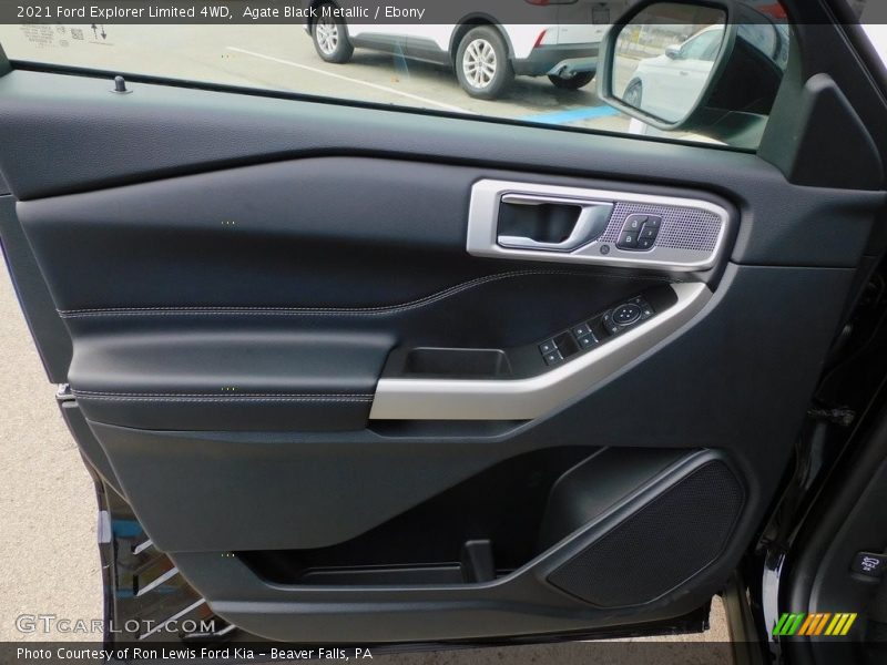 Agate Black Metallic / Ebony 2021 Ford Explorer Limited 4WD
