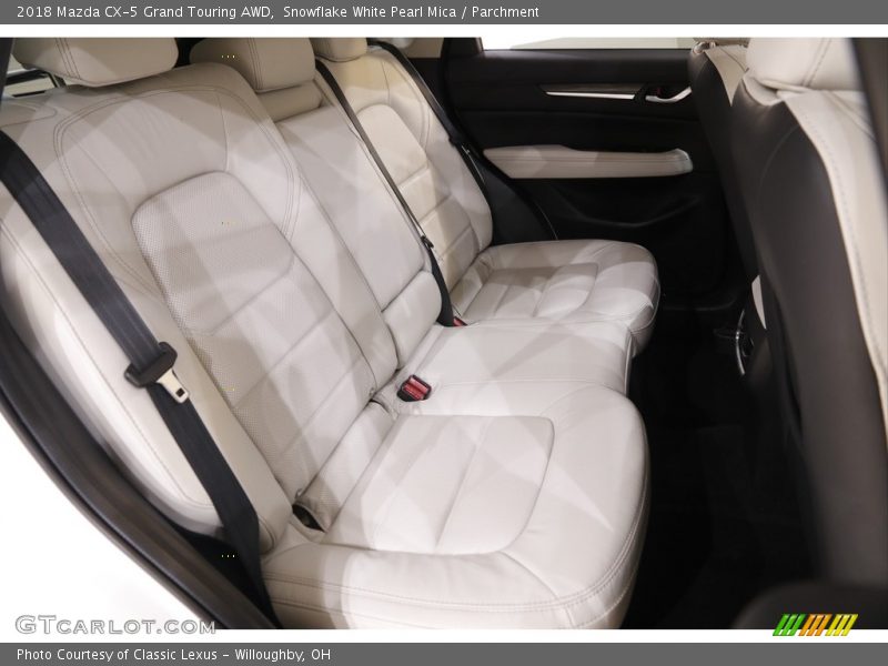 Snowflake White Pearl Mica / Parchment 2018 Mazda CX-5 Grand Touring AWD