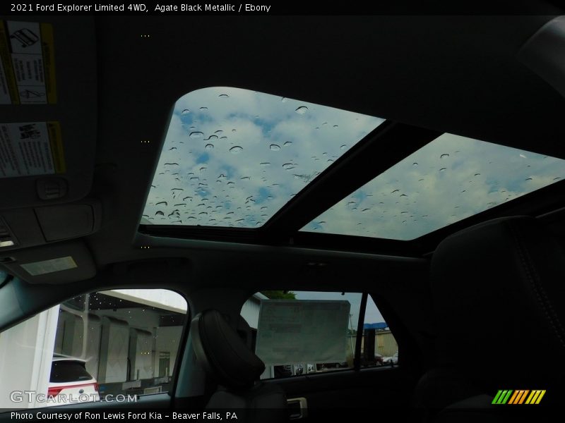 Agate Black Metallic / Ebony 2021 Ford Explorer Limited 4WD