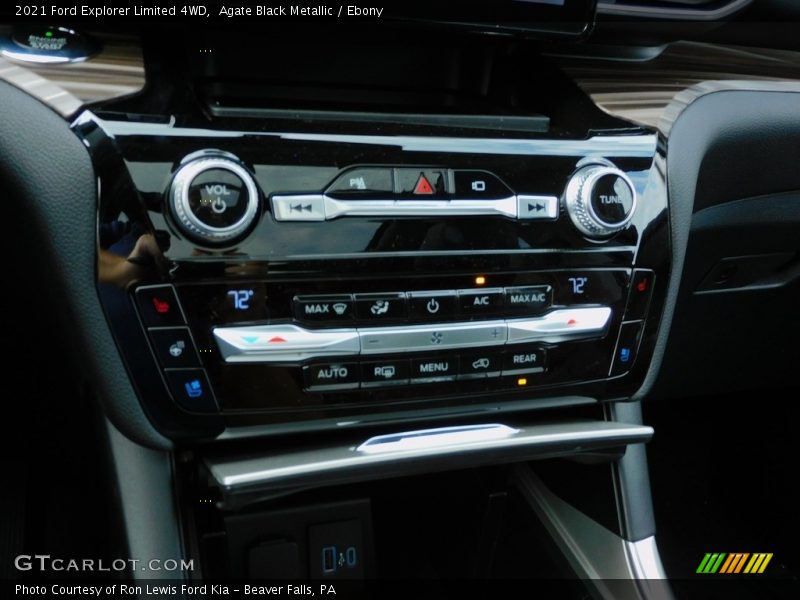 Agate Black Metallic / Ebony 2021 Ford Explorer Limited 4WD
