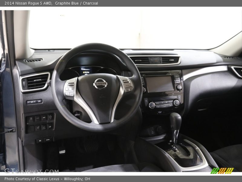 Graphite Blue / Charcoal 2014 Nissan Rogue S AWD