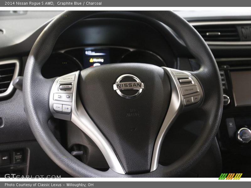 Graphite Blue / Charcoal 2014 Nissan Rogue S AWD
