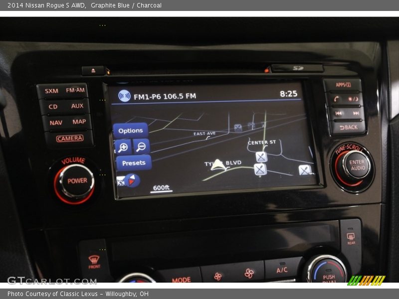 Graphite Blue / Charcoal 2014 Nissan Rogue S AWD