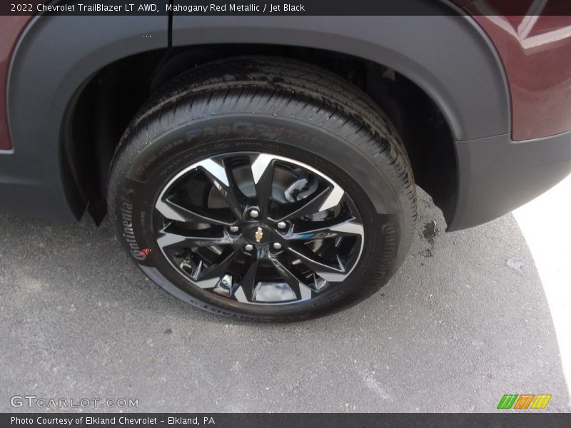 Mahogany Red Metallic / Jet Black 2022 Chevrolet TrailBlazer LT AWD