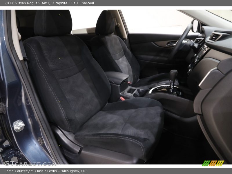 Graphite Blue / Charcoal 2014 Nissan Rogue S AWD