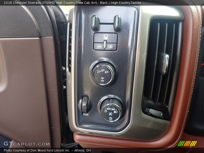 Controls of 2018 Silverado 3500HD High Country Crew Cab 4x4
