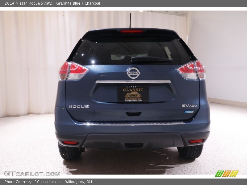 Graphite Blue / Charcoal 2014 Nissan Rogue S AWD