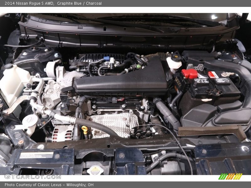 Graphite Blue / Charcoal 2014 Nissan Rogue S AWD