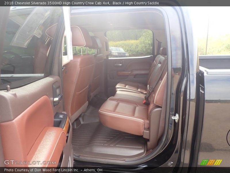 Rear Seat of 2018 Silverado 3500HD High Country Crew Cab 4x4