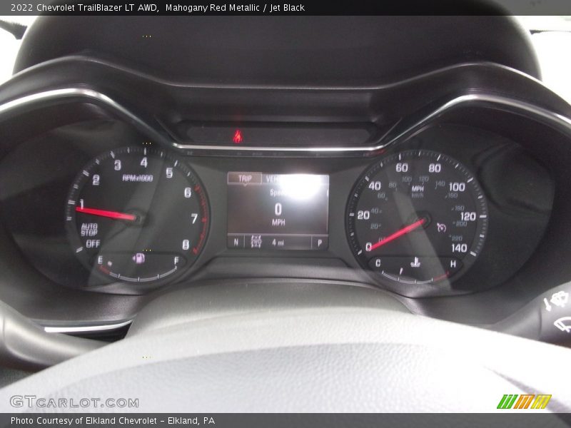 Mahogany Red Metallic / Jet Black 2022 Chevrolet TrailBlazer LT AWD