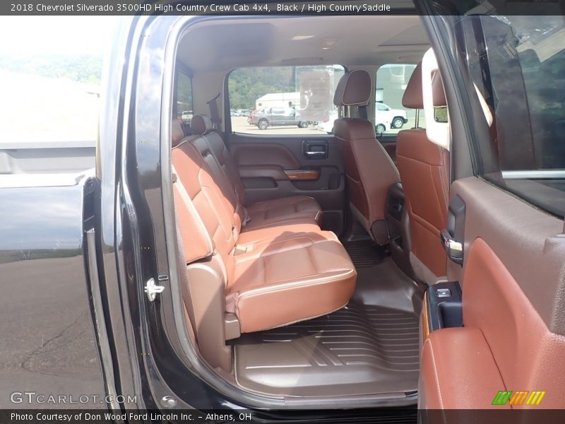 Rear Seat of 2018 Silverado 3500HD High Country Crew Cab 4x4