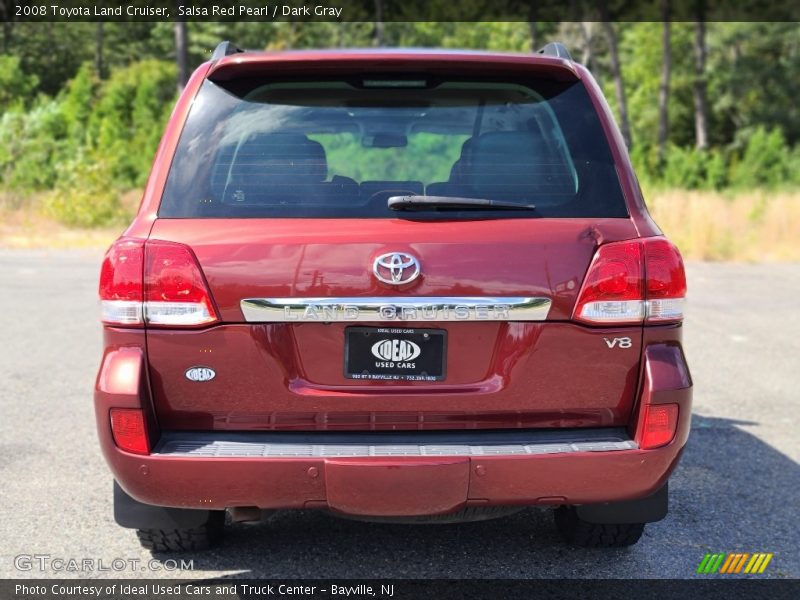 Salsa Red Pearl / Dark Gray 2008 Toyota Land Cruiser