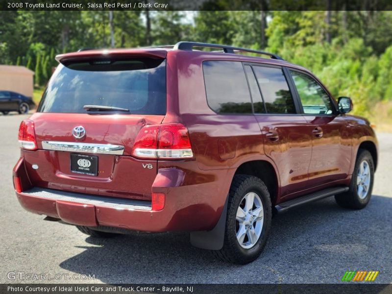 Salsa Red Pearl / Dark Gray 2008 Toyota Land Cruiser