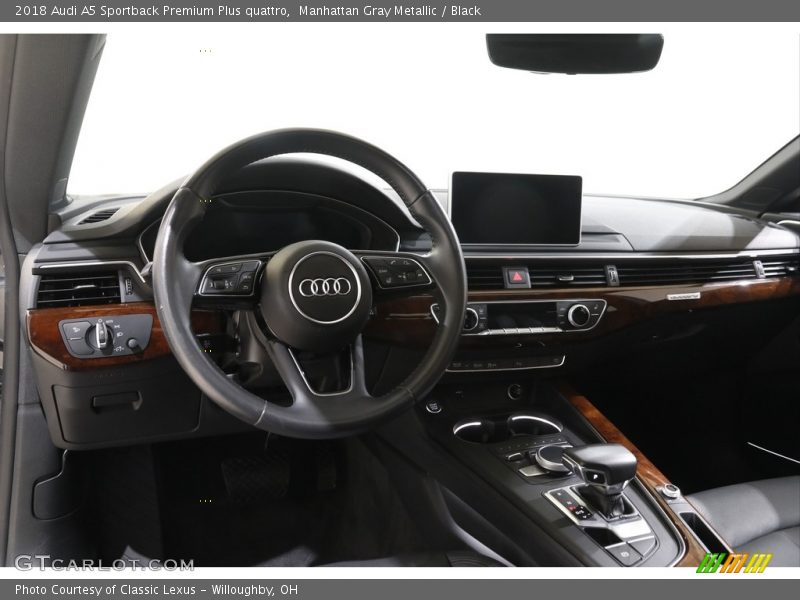 Manhattan Gray Metallic / Black 2018 Audi A5 Sportback Premium Plus quattro