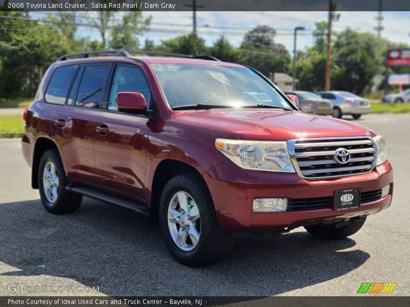 Salsa Red Pearl / Dark Gray 2008 Toyota Land Cruiser