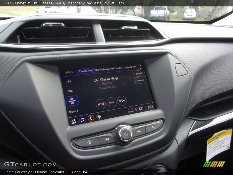 Mahogany Red Metallic / Jet Black 2022 Chevrolet TrailBlazer LT AWD