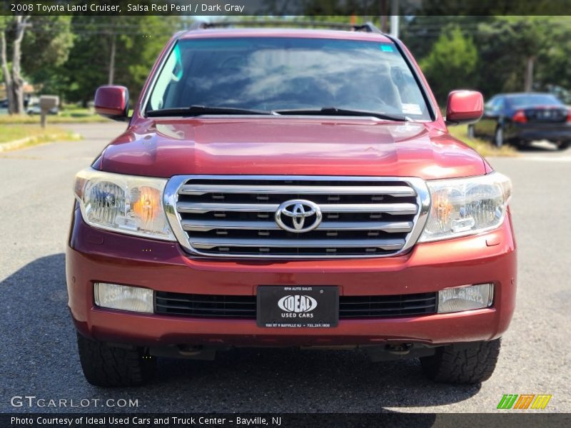 Salsa Red Pearl / Dark Gray 2008 Toyota Land Cruiser