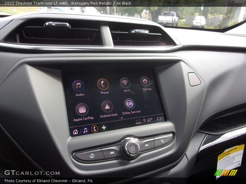 Mahogany Red Metallic / Jet Black 2022 Chevrolet TrailBlazer LT AWD