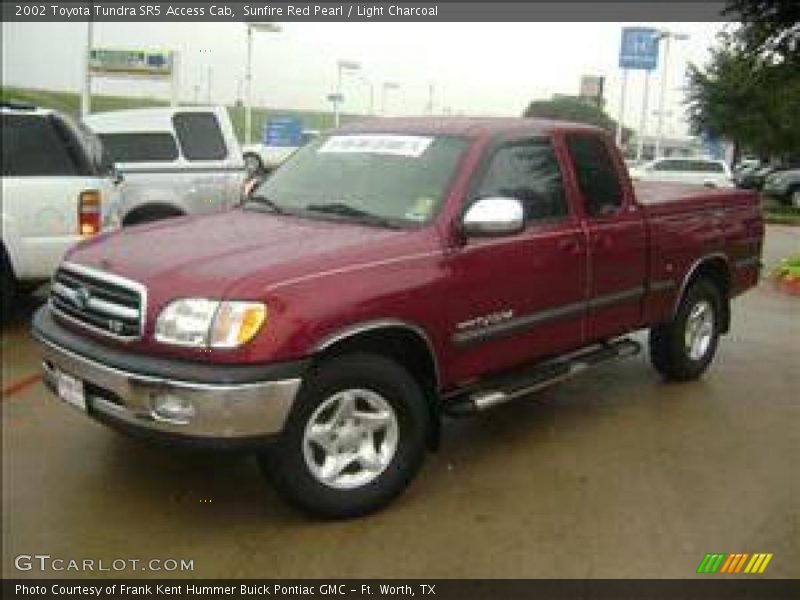 Sunfire Red Pearl / Light Charcoal 2002 Toyota Tundra SR5 Access Cab