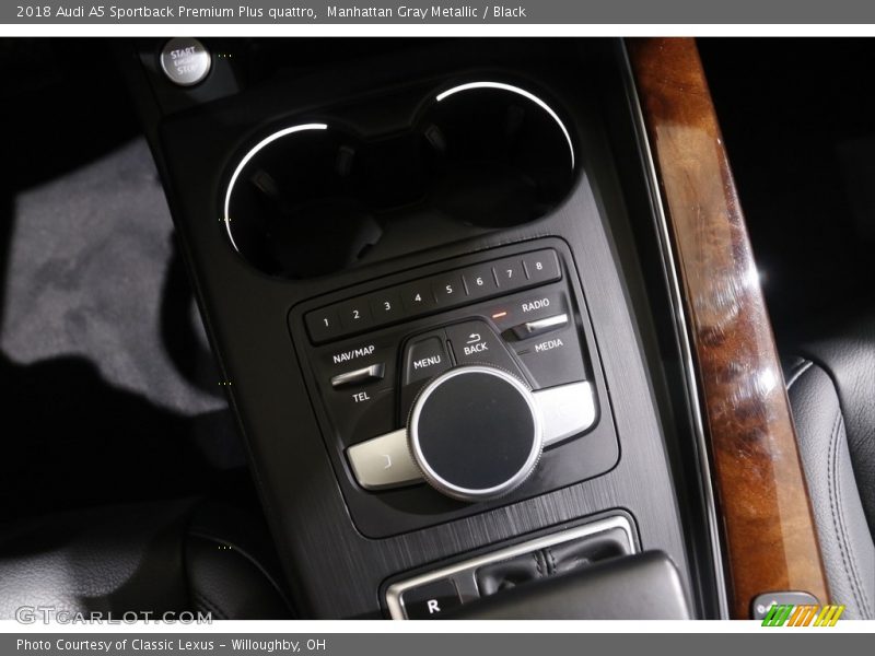 Manhattan Gray Metallic / Black 2018 Audi A5 Sportback Premium Plus quattro